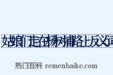 姑娘们走在杨树浦路上反义词是什么意思的图片